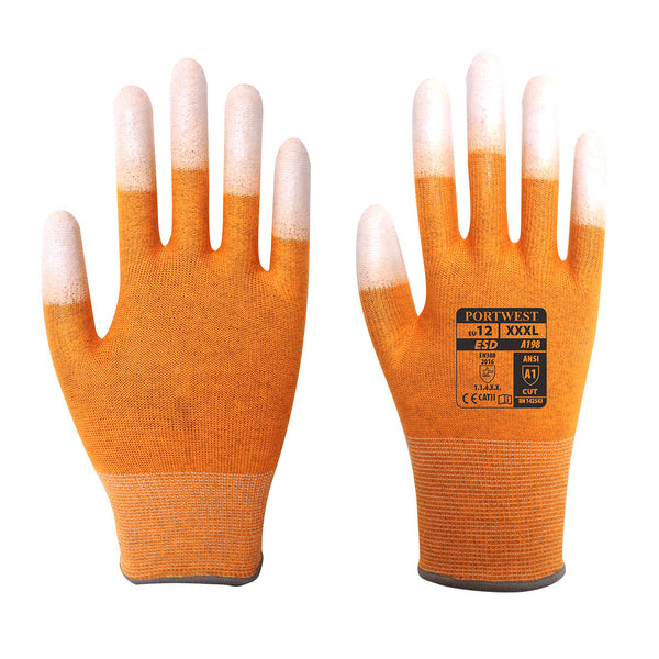 Antistatic PU Fingertip Glove